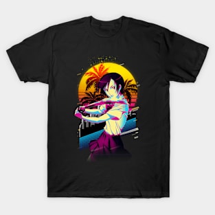 Saya's Journey of Vengeance Vintage Film Tees for Action RPG Fans T-Shirt